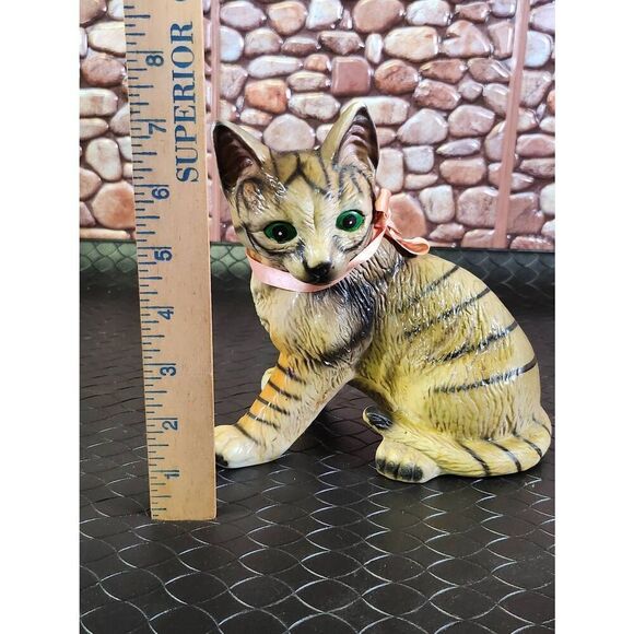 2-Vintage porcelain Cat Figurines - Picture 12 of 16